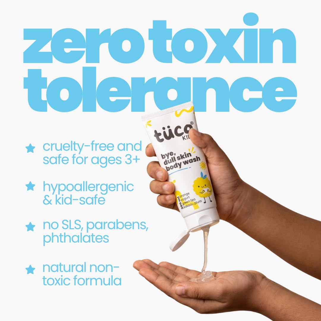 Tuco De Tan Body Wash for Kids, With Green Tea Extracts & Yogurt, 200ml