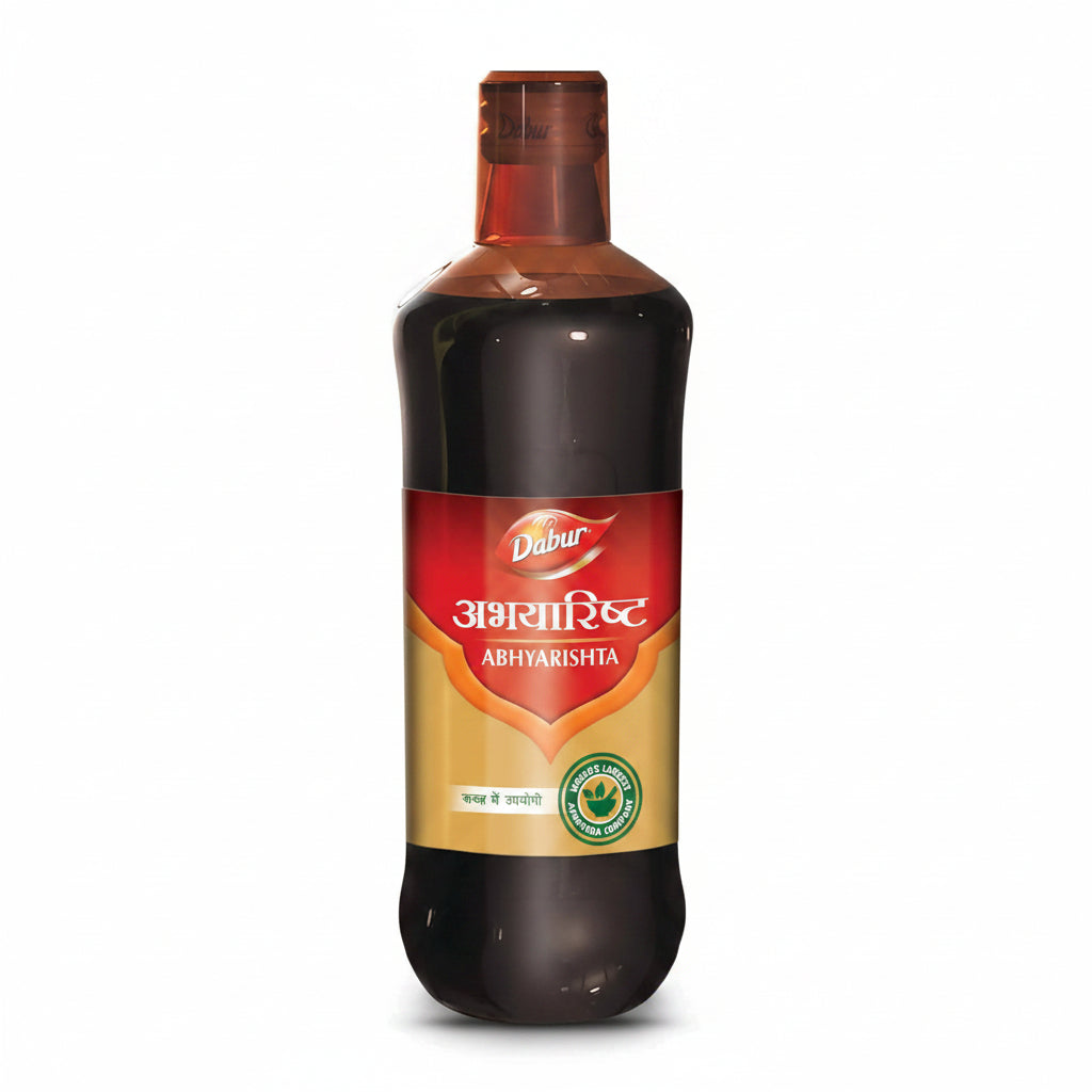 DABUR Abhayarishta Liquid - 450Ml | For Improving Liver Function | Relief From Constipation (packaging may vary)
