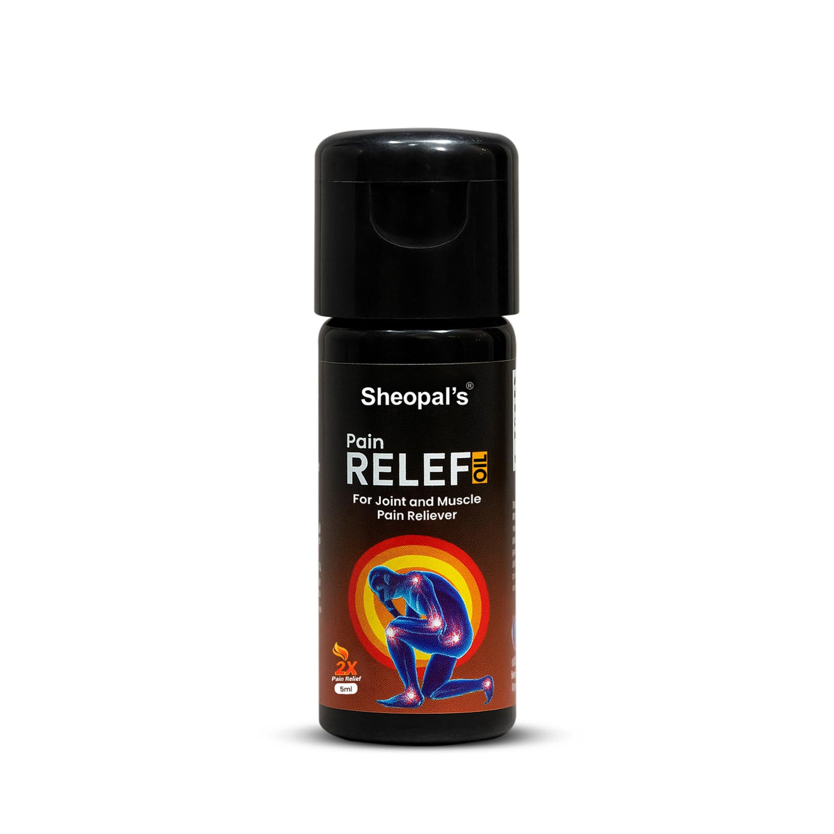 Sheopal's Ayurvedic Ortho Pain Relief Oil For Joint, Back, Knee, Shoulder And Muscles Pain 5ml 5 ml (Pack of 1)