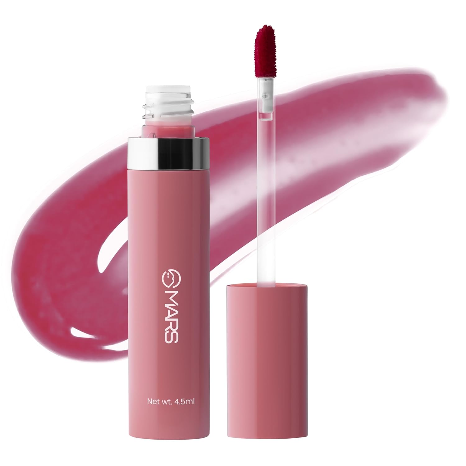 MARS Drip Lip Tint for Women (4.5 ml) (02-Mulberry Drip) | Lightweight & Long-Lasting | Comfortable Long Wear | Non-patchy Reapplication |Buildable Color, Glossy Finish
