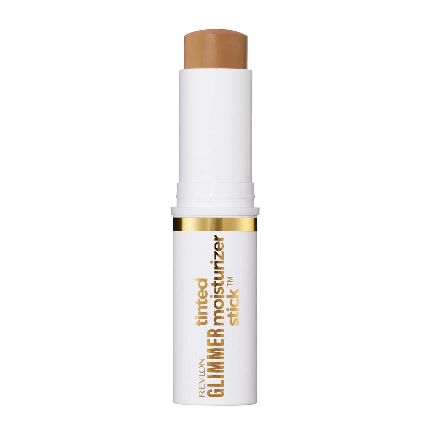 Revlon Glimmer Tinted Moisturizer Stick for Face, Light Coverage Skin Tint, Hydrating Skincare-Infused Makeup, 130, 0.31 oz