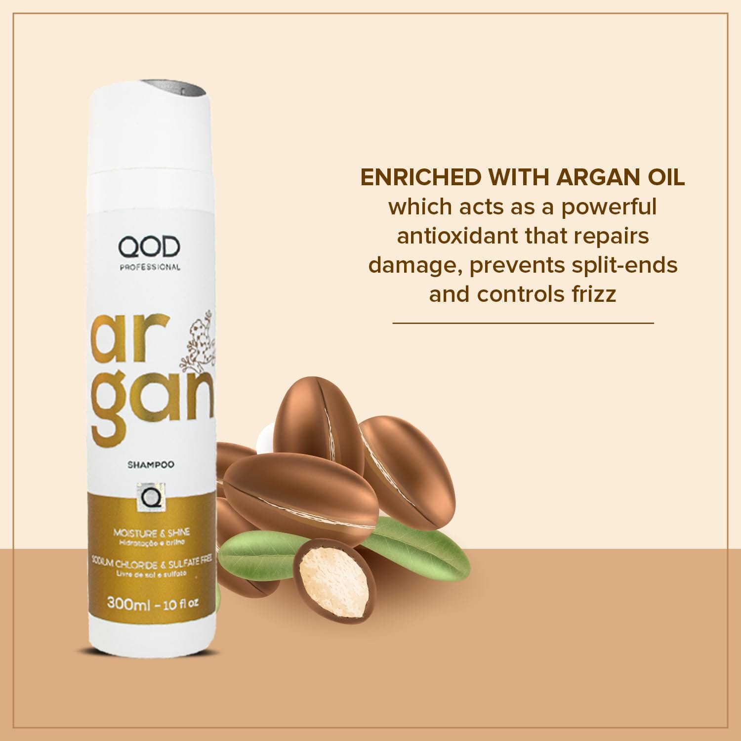 Qod Professional - Argan Shampoo (300ml)