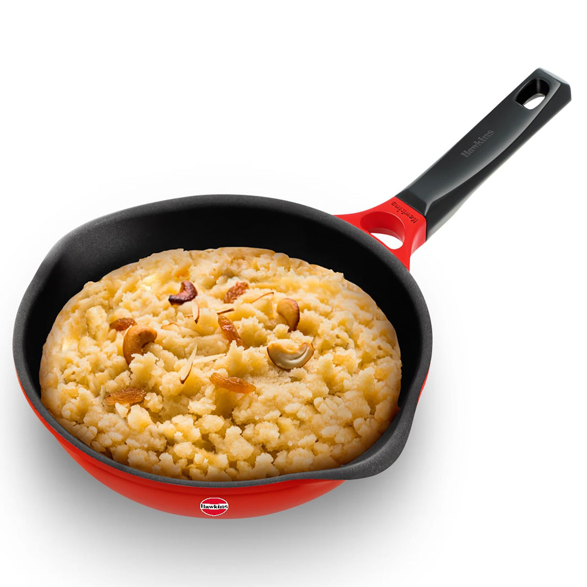 Hawkins 20 cm Frying Pan, Die Cast Ceramic Coated Non Stick Induction Small Fry Pan, Red (IDCF20)