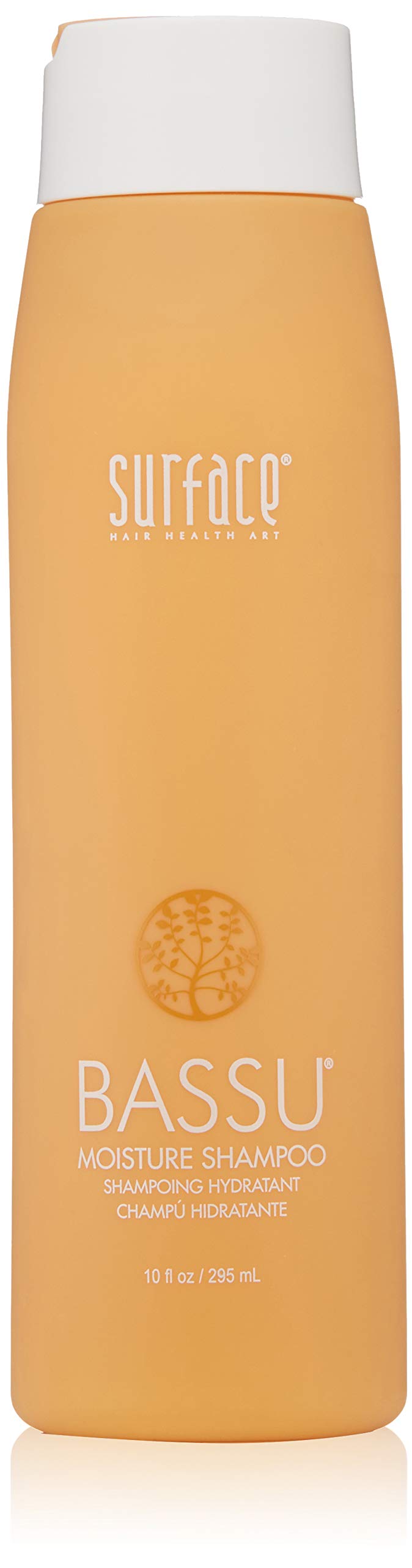 Surface Hair - Bassu Moisture Shampoo - Cleanses, Moisturizes, and Provides Sulfate Free Shine 10 Fl Oz