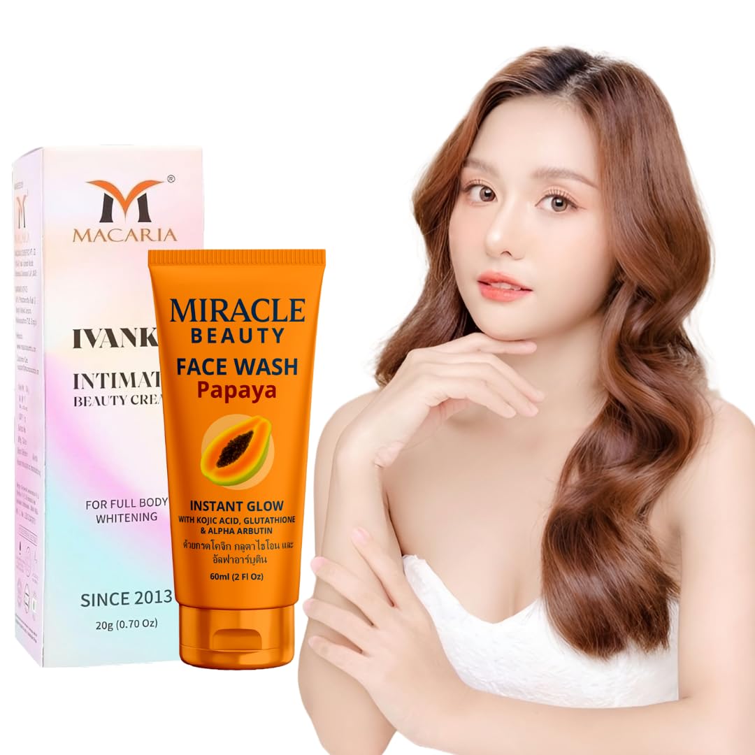 Ivanka Intimate Beauty face and body tanning dead Lovely Skin remover Night cream for women With Papaya Instant Glow Face wash