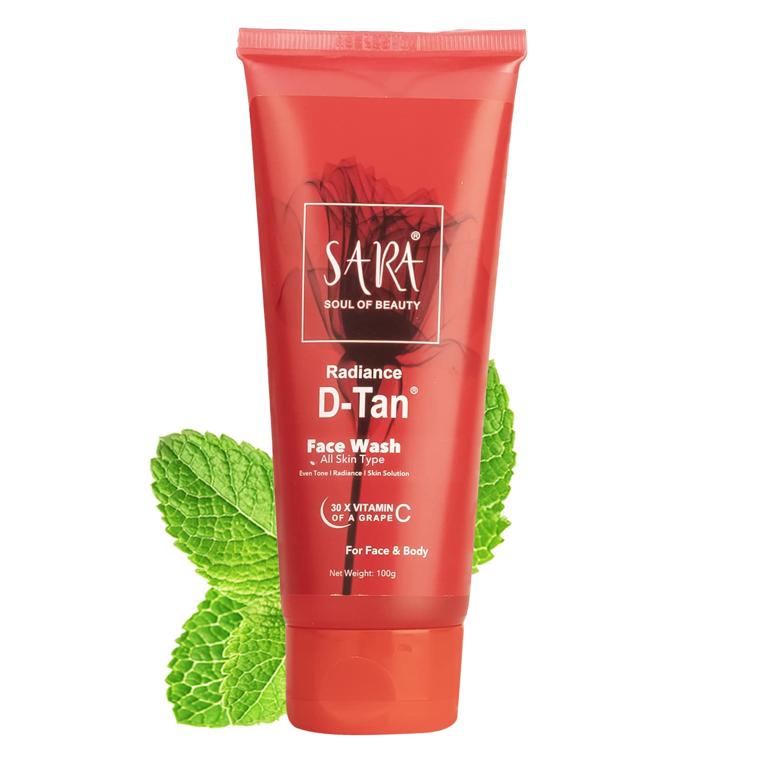 SARA - SOUL OF BEAUTY Herbals Radiance D-tan Face Wash (100g)