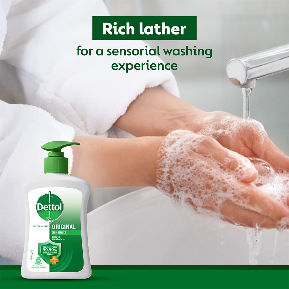 Dettol Original Germ Protection Handwash Liquid Soap Refill, 5L