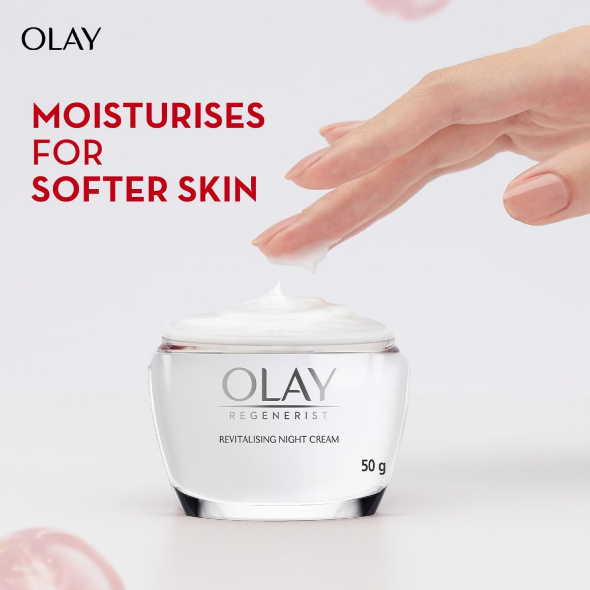 Olay Regenerist Night Cream |with Hyaluronic Acid, Niacinamide & Pentapeptides |Skin plumping formula that penetrates 10 layers deep into skin surface for Firm,