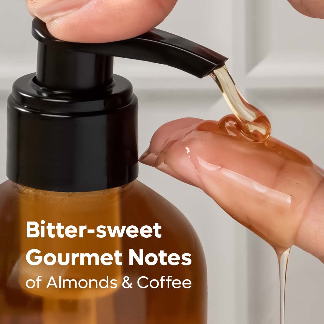 mcaffeine Coffee Body Wash With Almonds | De-Tan & Deep Cleansing Shower Gel|Enriched With Vitamin E&In Energizing Nutty Almond Aroma|Shower Gel|Suitable For Al