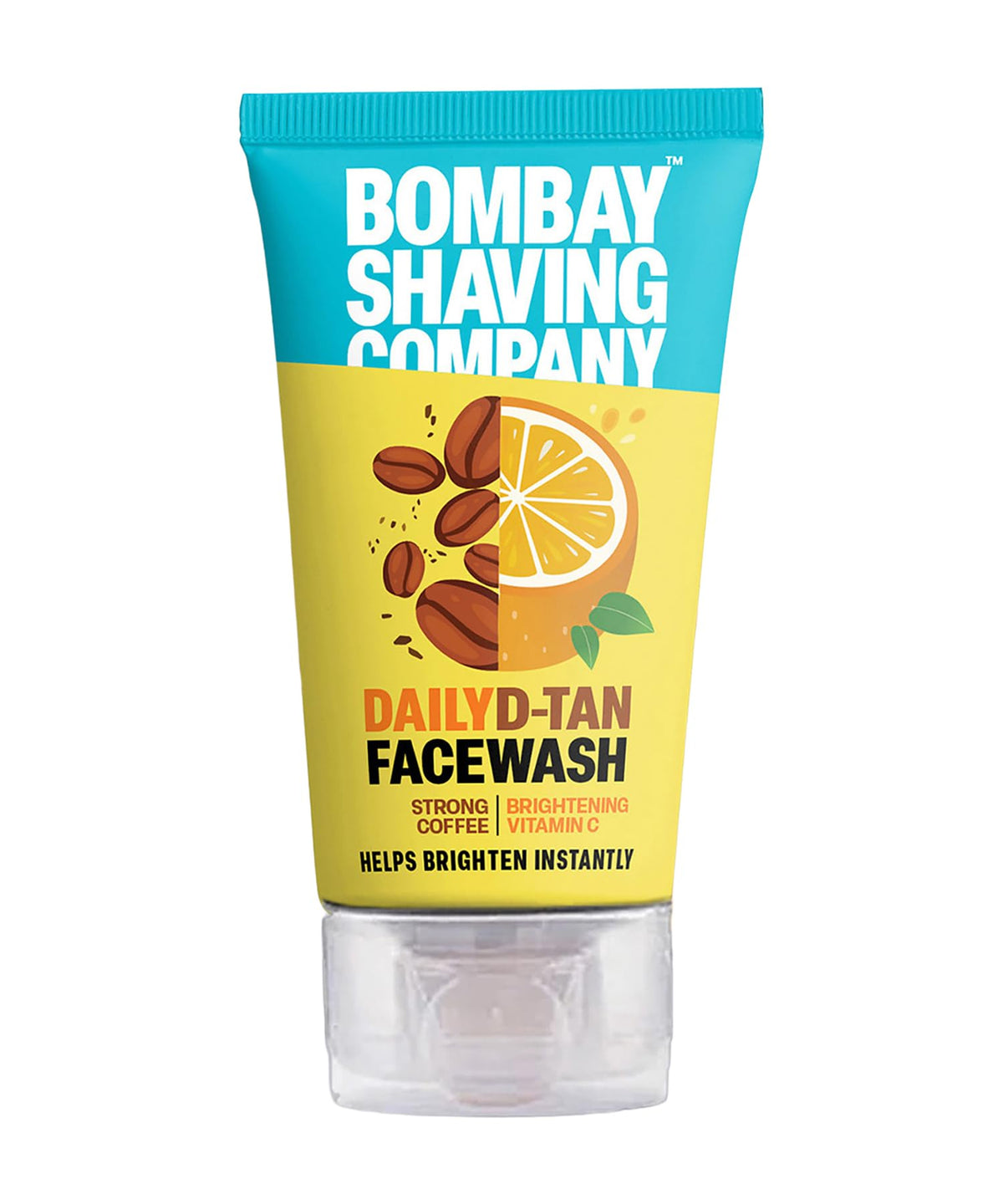 Bombay Shaving Co Daily Detan Face Wash for Men 100 g- Deep-Cleanses, De-Tans & Blackhead Removal | Made in India Coffee 100 g (Pack of 1)