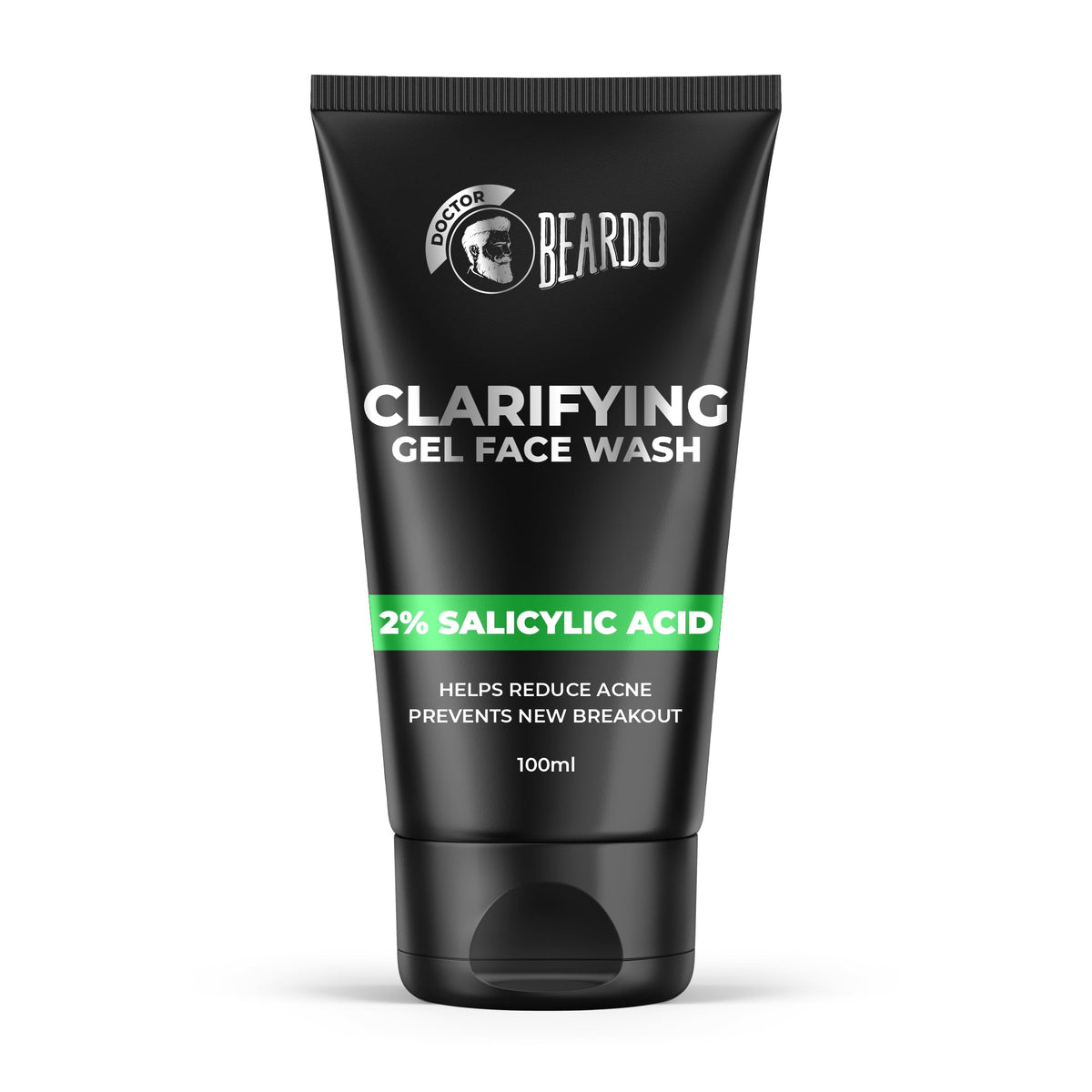 Beardo Clarifying Gel Face Wash for Men with Salicylic Acid | Anti Acne & Oil Control | Unclogs Pores, Reduces Blackheads, Gentle Daily Cleanser for Oily & Acne