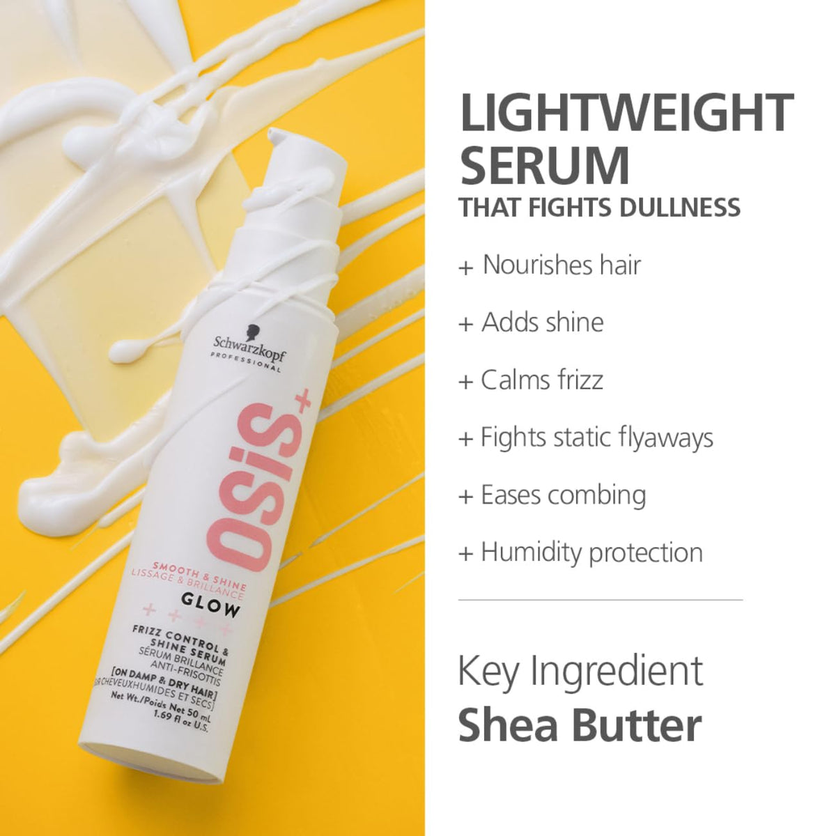 Schwarzkopf Osis+ Schwarzkopf Professional OSIS+ Smooth & Shine Glow Serum 50ml