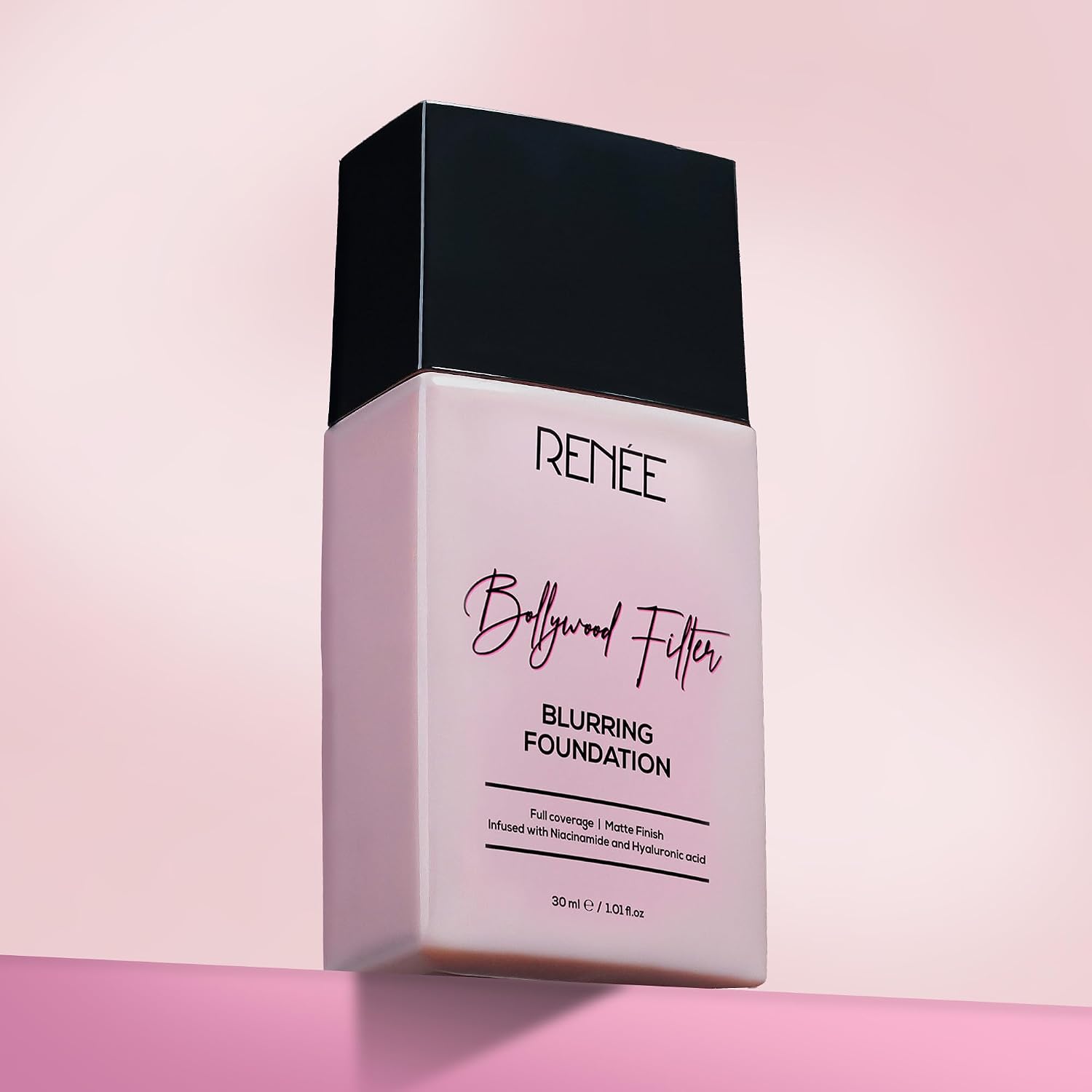 RENEE Bollywood Filter Blurring Liquid Foundation- Cocoa Cloud |Blurs Pores & Blemishes, Full Coverage, Matte Finish | Hydrates & Evens Skin Tone | With Niacinamide & Hyaluronic acid | 30ml