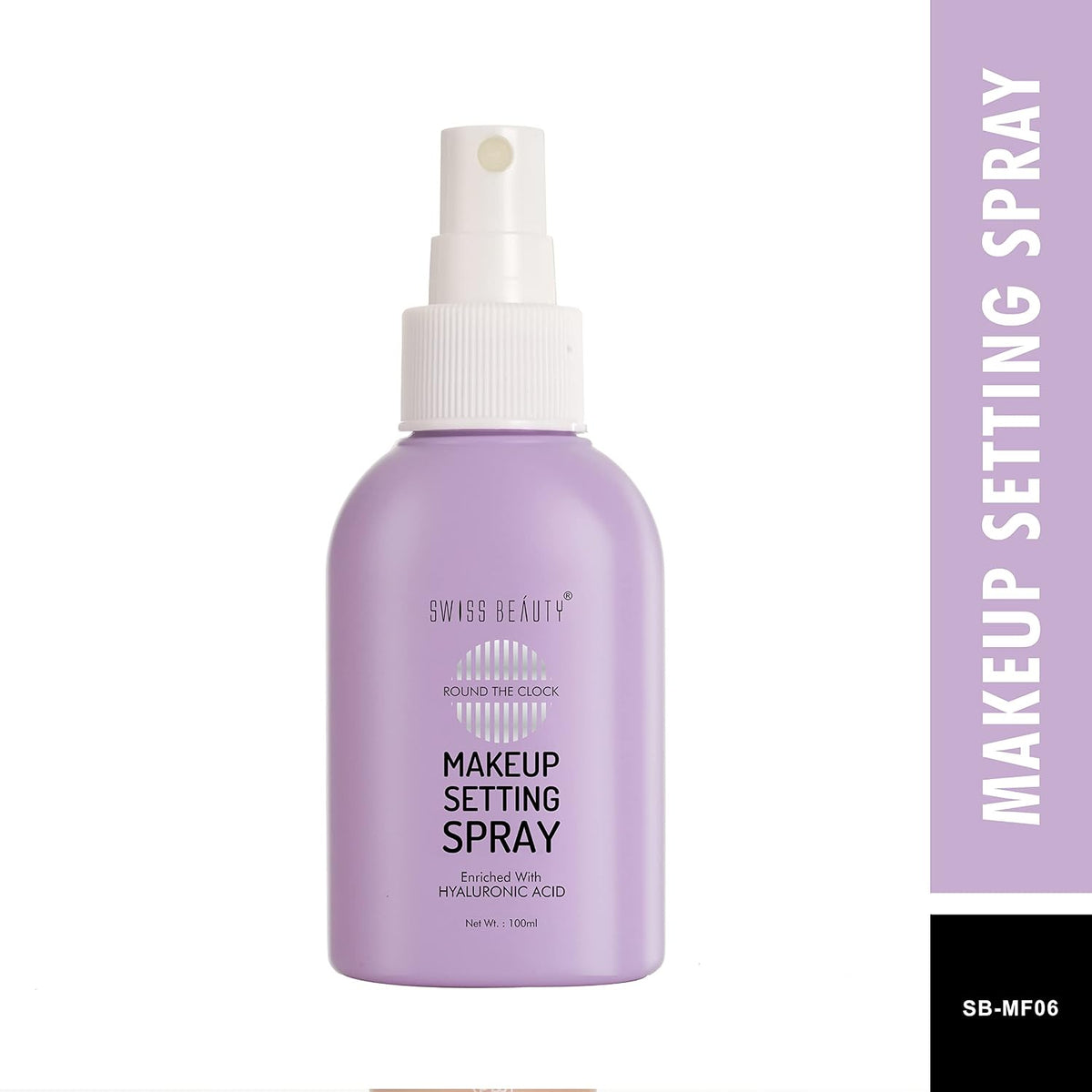 Swiss Beauty Round The Clock Makeup Setting Spray, 100ml 1 ml (Pack of 1)