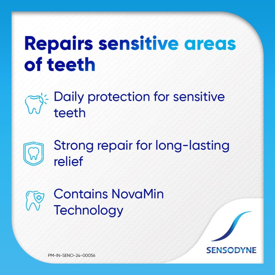 Sensodyne Toothpaste Repair and Protect | Tooth Paste for Daily Sensitivity Protection, Long-lasting Relief | Combo Pack - 200gm (100gm x 2) | Fresh Taste | Dentist Recommended