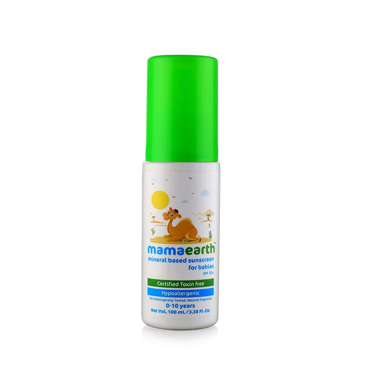 Mamaearth - Mineral Based Sunscreen for babies SPF 20+ (100mL)