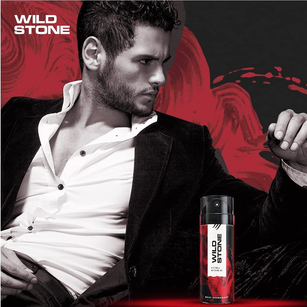 Wild Stone - Ultra Sensual Long Lasting Mens Deodorant (150mL)
