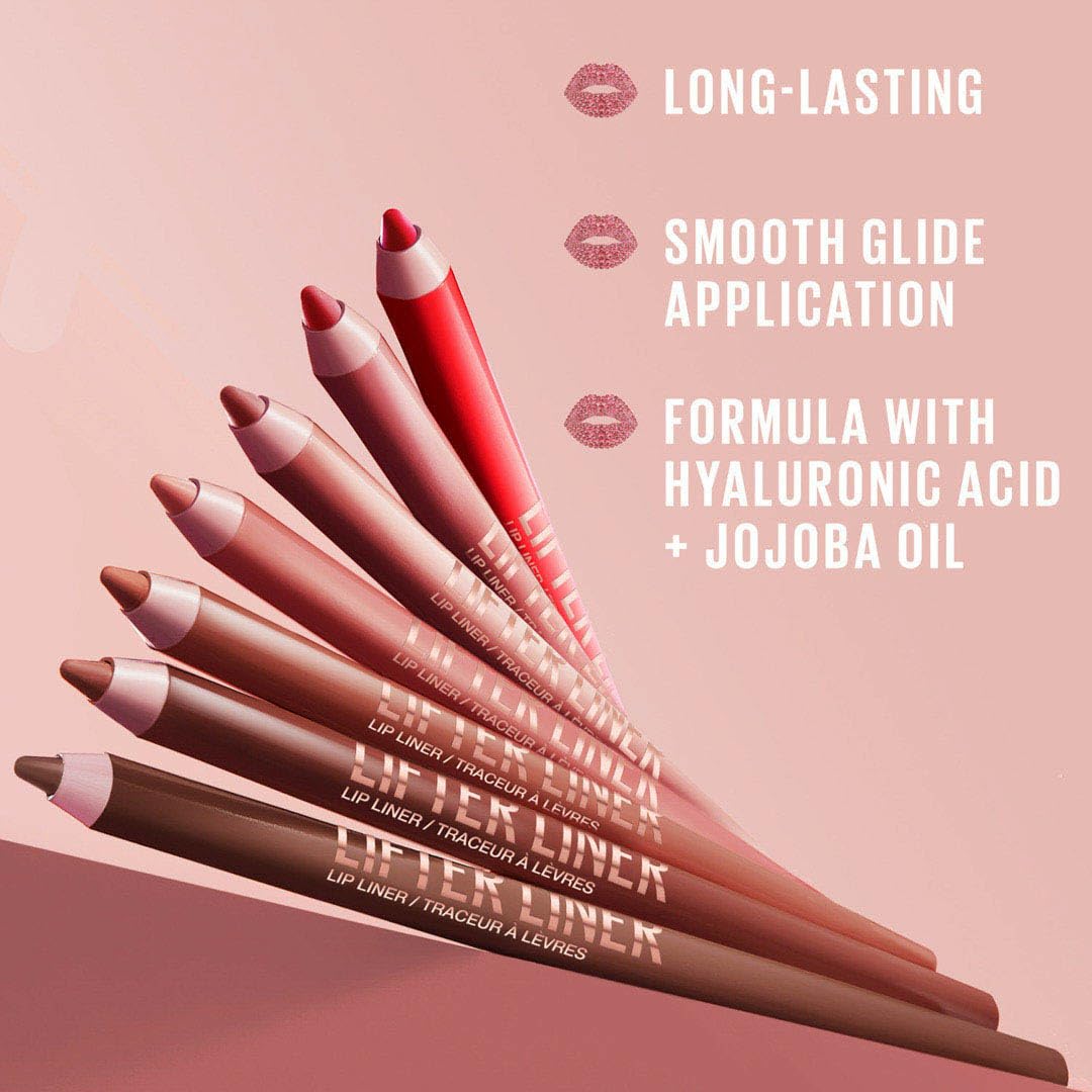 Maybelline Lifter Liner Lip Liner Pencil with Hyaluronic Acid, Fine Line | Creamy, Moisturizing Lip liner | Smooth Glide Application for defined lips