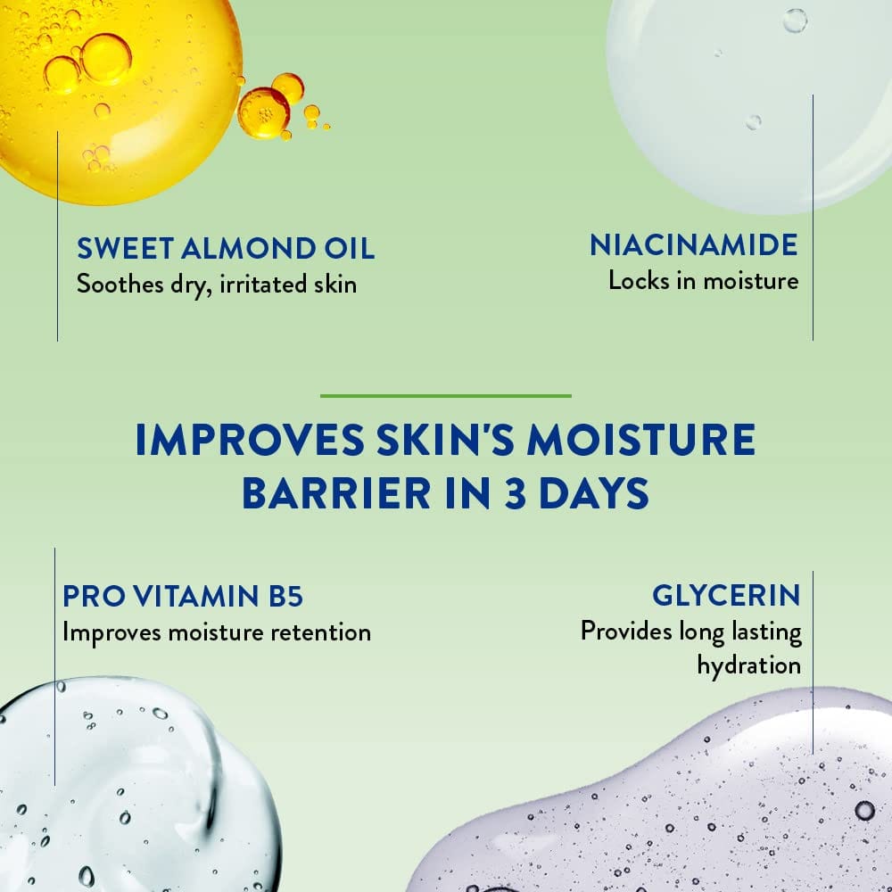 Cetaphil - Moisturising Cream for Face & Body,Dry to Normal skin, Paraben & Sulphate free, Niacinamide &Vitamin B5