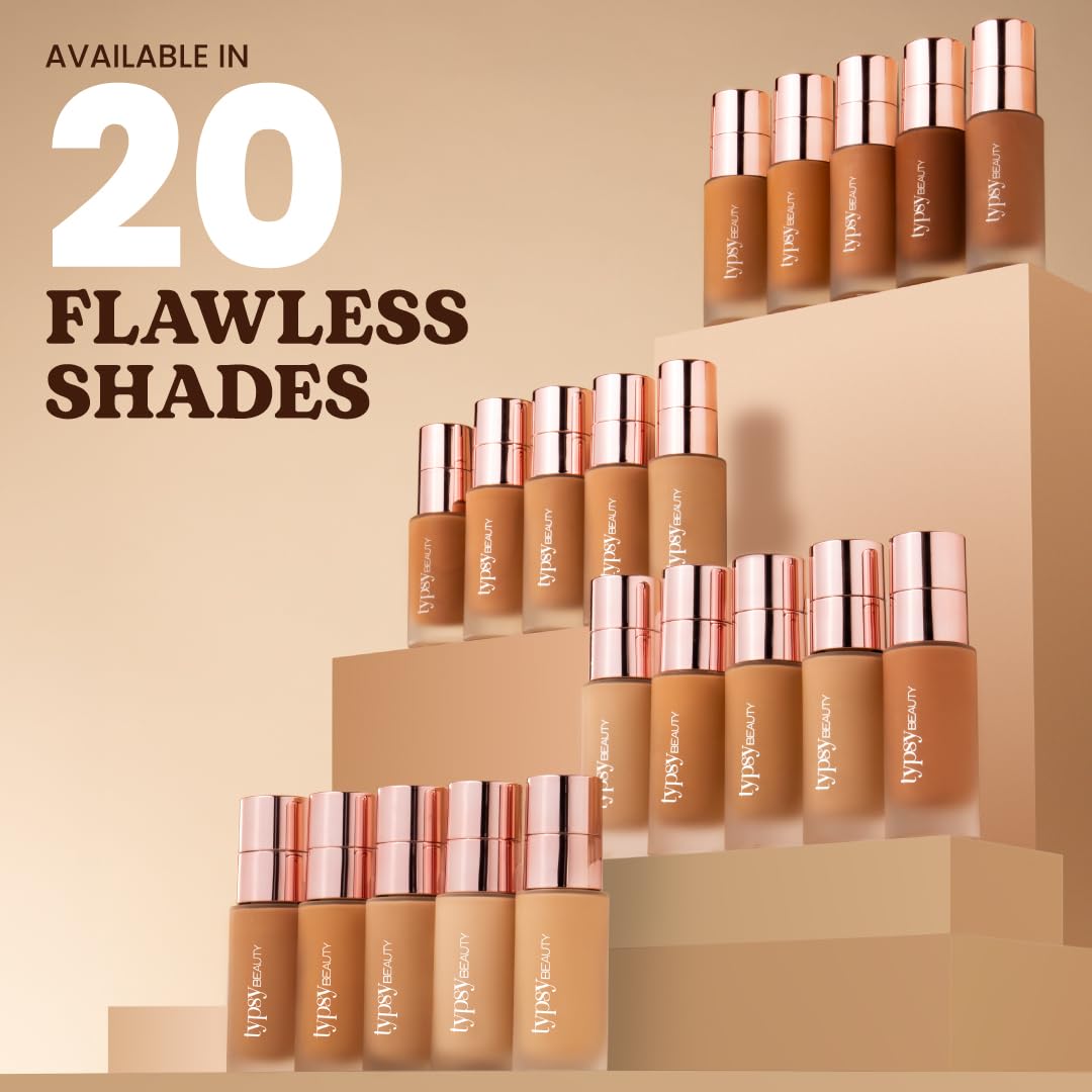 Typsy Beauty Foundcealer Flex 3-IN-1 Base with SPF 30, Moringa Oil & Niacinamide, Full coverage with Dual applicator Light Neutral 02 |40 g