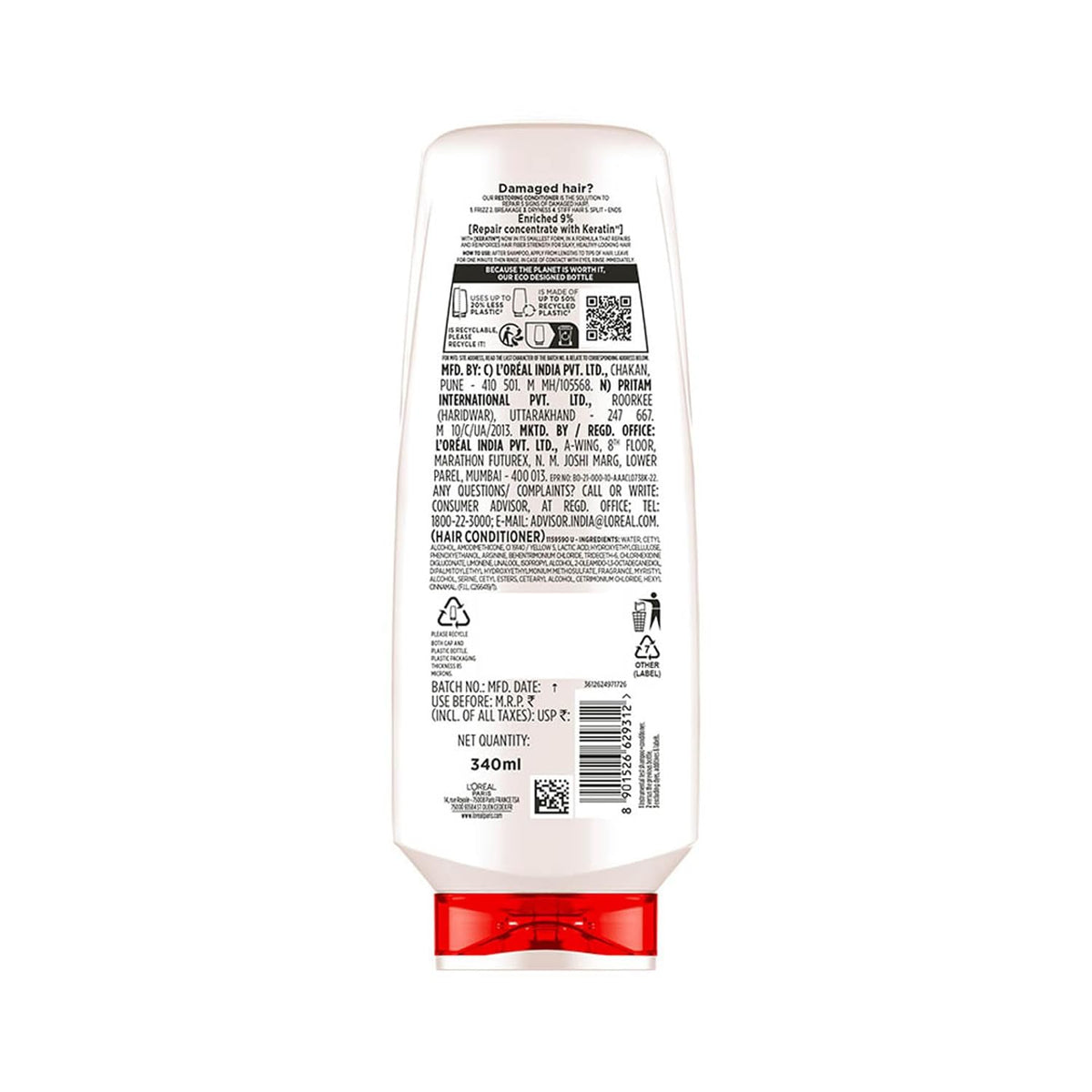 L'Oreal Paris Total Repair 5 Restoring Conditioner, 340ml