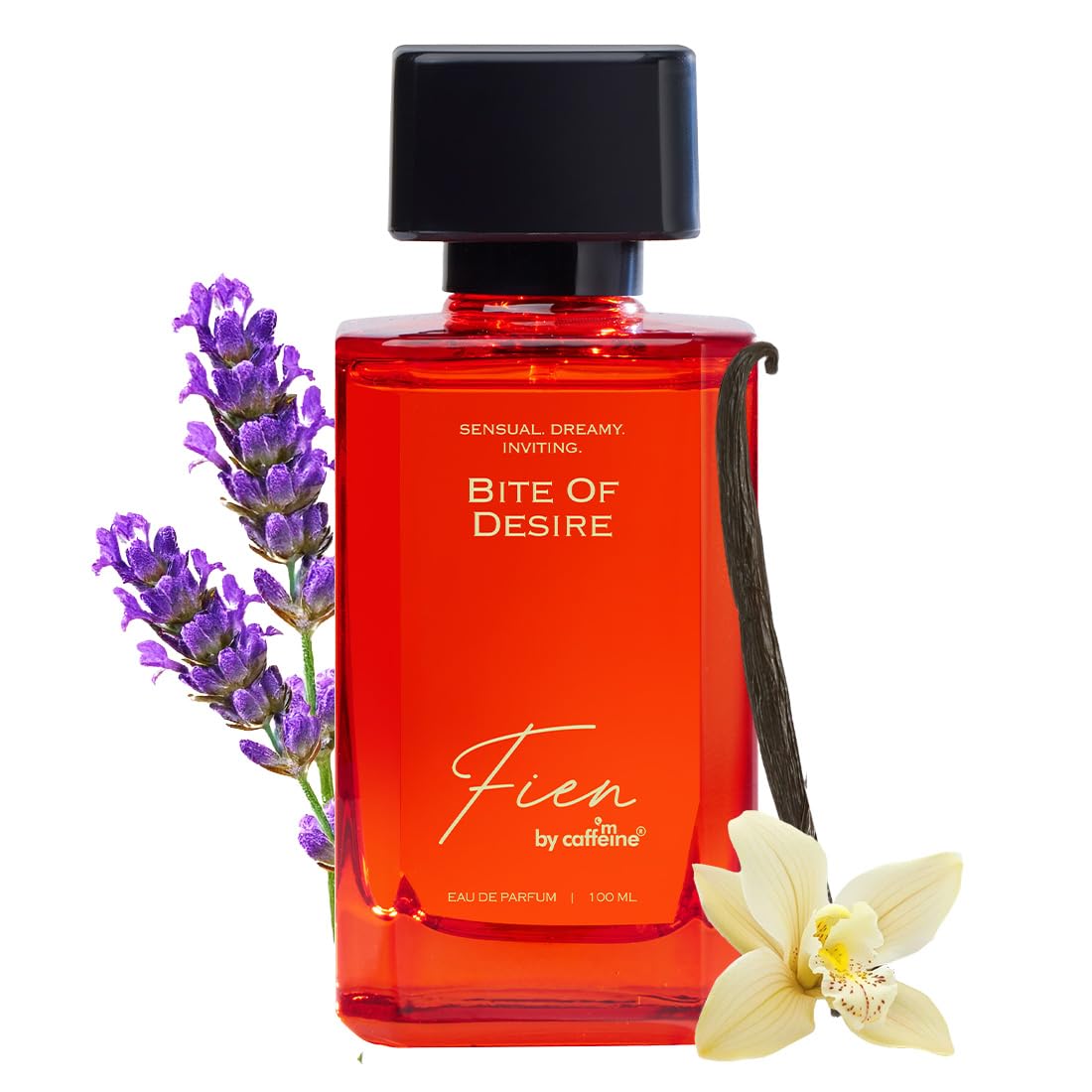 FIEN by mCaffeine Bite of Desire Perfume for Women | Floral Gourmand Scent | 12 Hrs Long Lasting Eau De Parfum with Lavender, Vanilla, Cocoa Premium & Luxurious