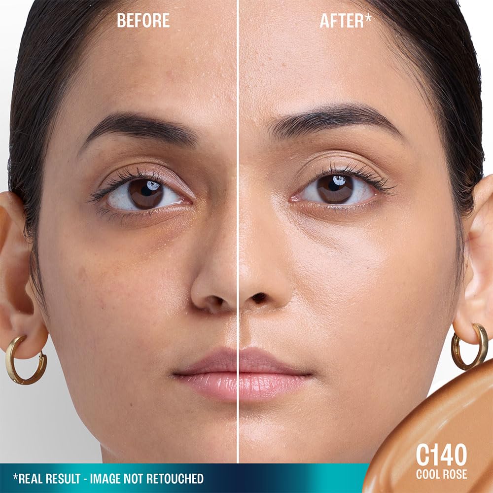 Lakme 9to5 Hya Matte Foundation + Hyaluronic Acid Cool Rose - 25ml