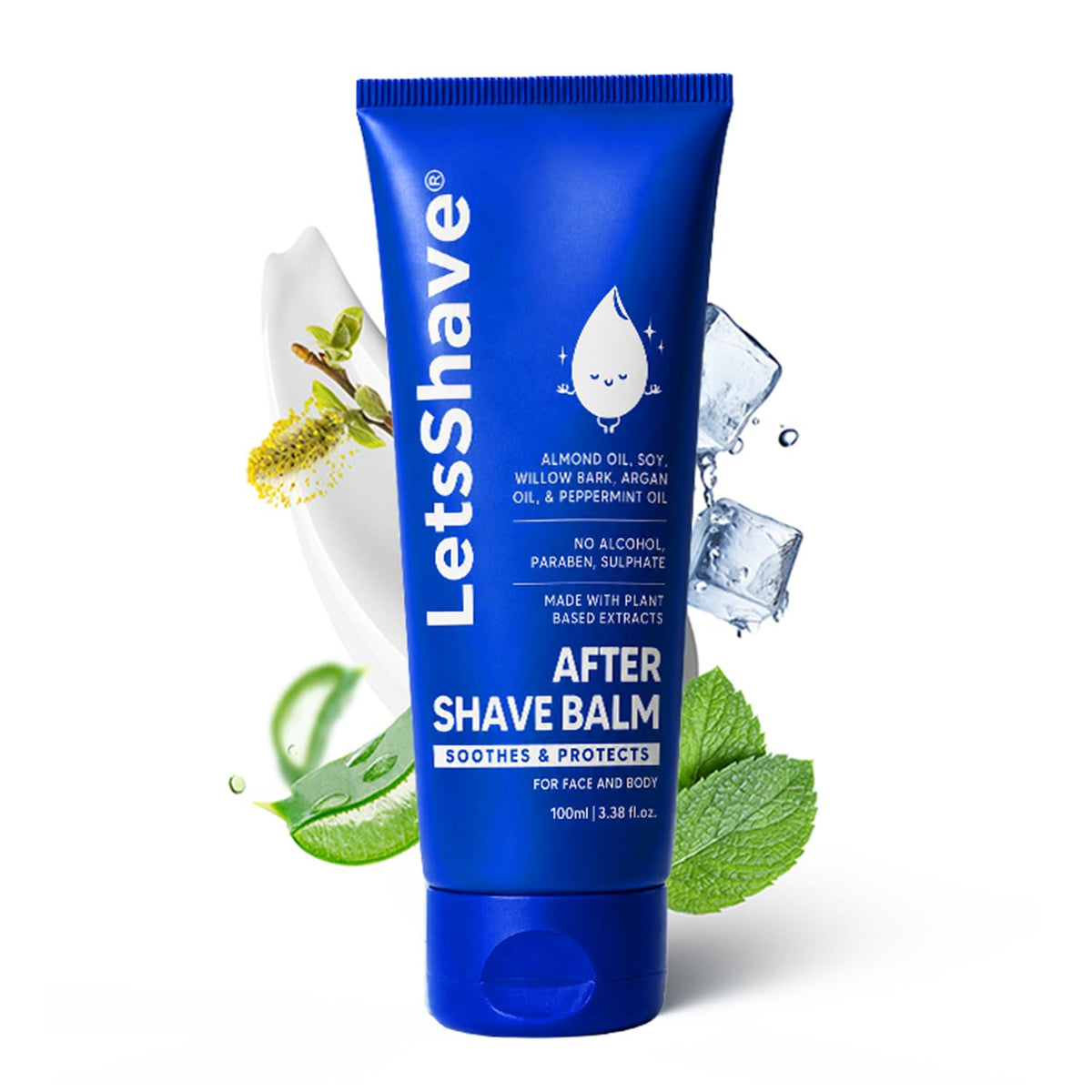LetsShave After Shave Balm For Men & Women, After Shave lotion (100ml)