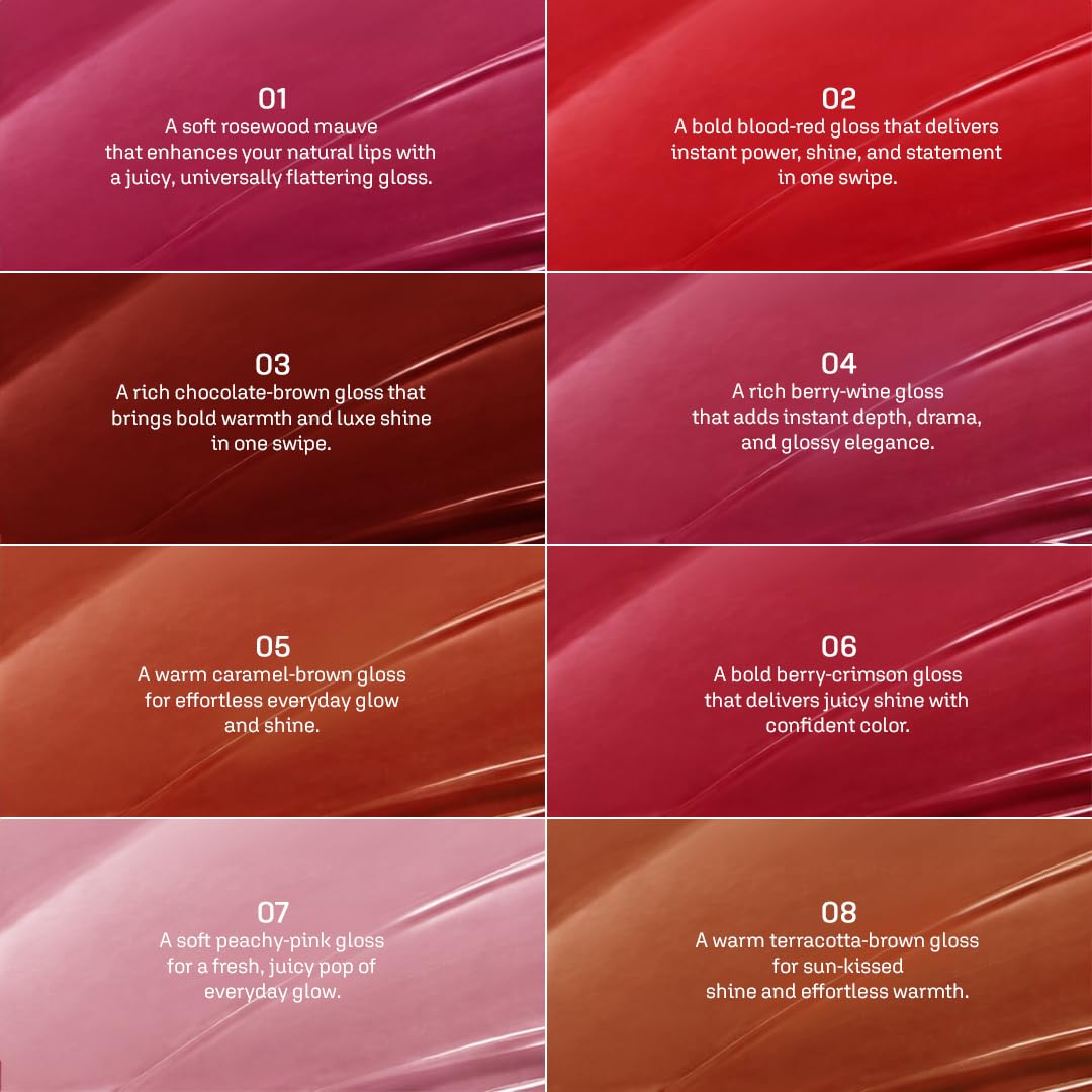 Colors Queen Gloss Stick | Lightweight & Non-Sticky Lip Gloss | Smooth 8 Hrs Hydrating Formula | High Shine Lipstick for Women Enriched with Shea Butter, Vitamin E & Squalane (01 - Mauve Macaron, 3.6g)