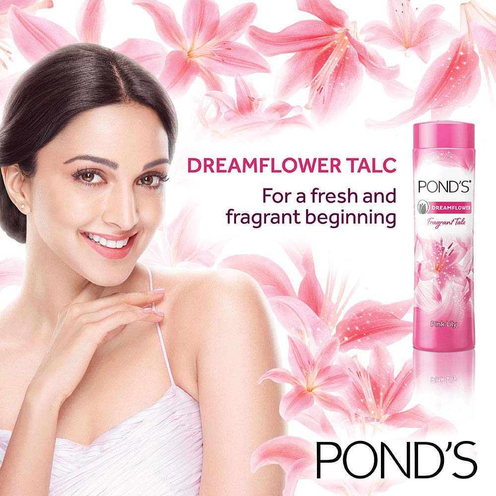 POND'S Dreamflower Fragrant Talc, 100g, Pack of 1 Fragrant,Fresh 100 g (Pack of 1)