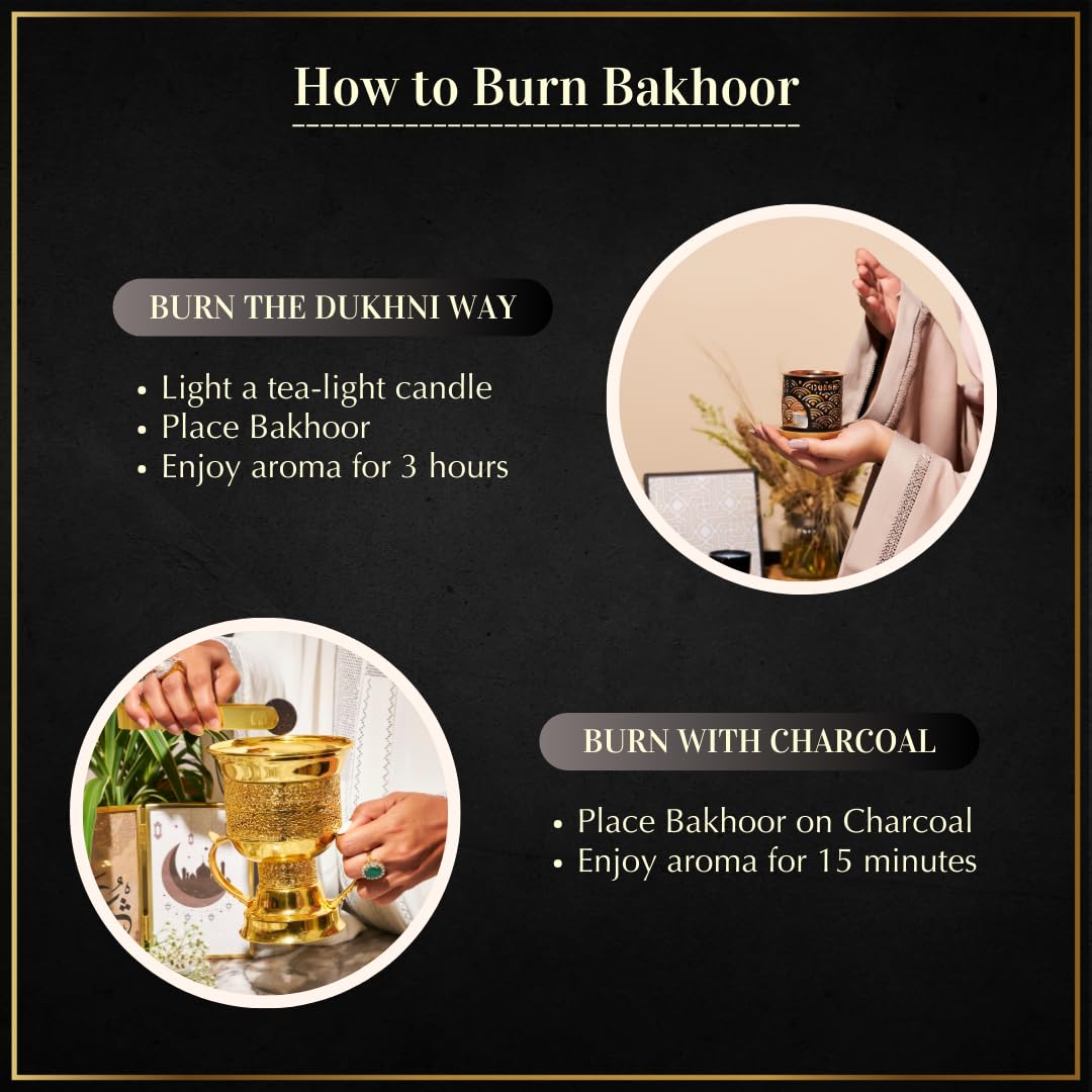 Dakhoon Al Khaleeji Oud Bakhoor by Dukhni | 40g Bakhur for Incense Burner