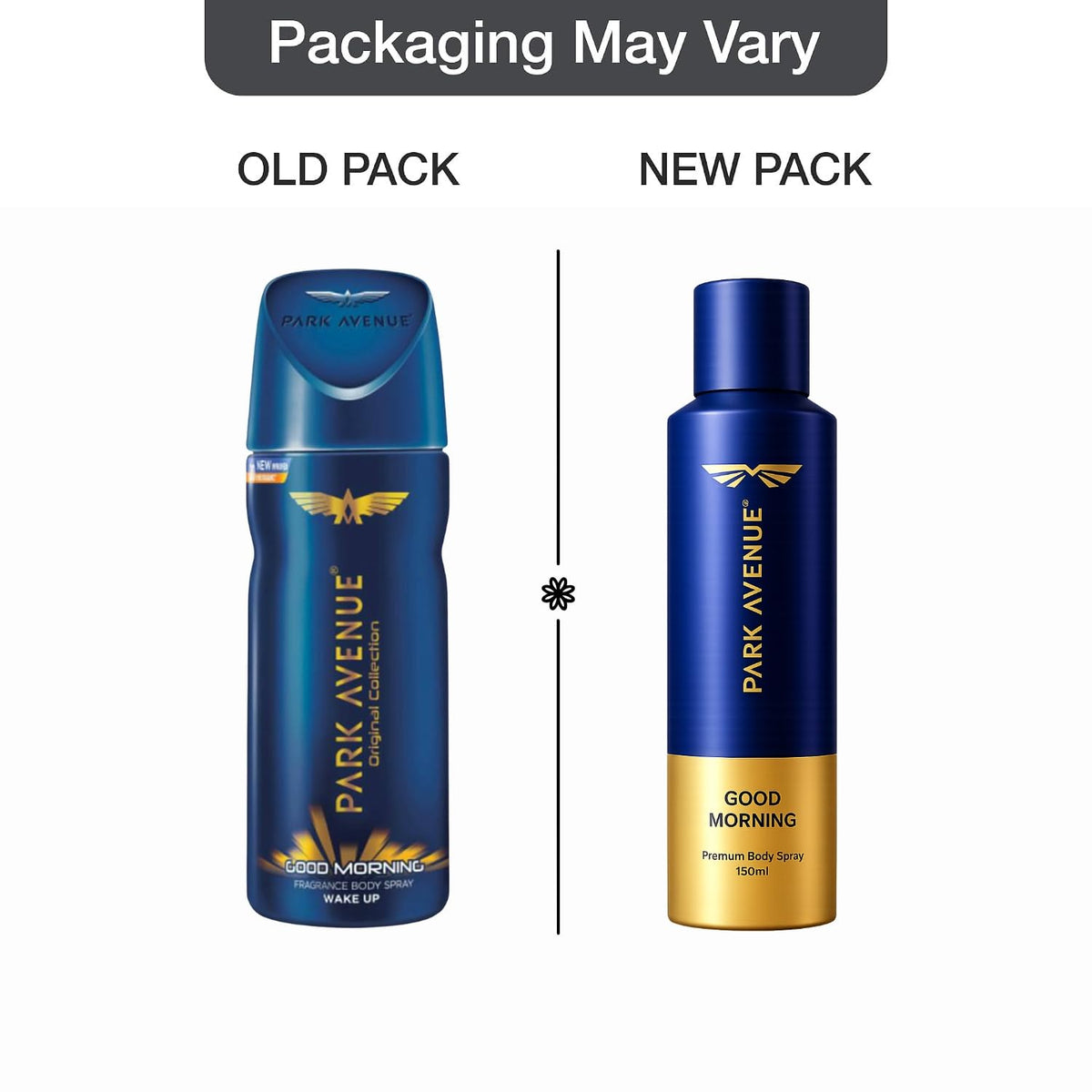 Park Avenue GOOD MORNING BODY SPRAY WAKE UP PACK OF 150MLX3 Deodorant Spray - For Men & Women (450 ml, Pack of 3) Fresh 150 ml (Pack of 3)