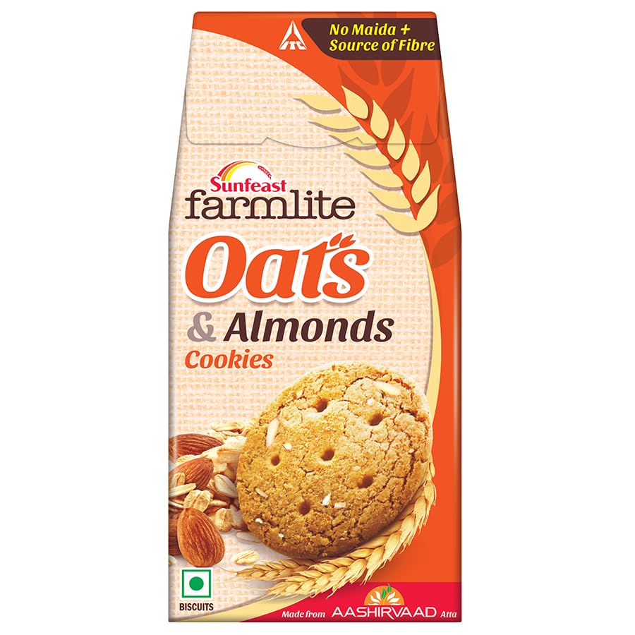 Sunfeast Farmlite Oats and Almonds Bundle Pack, 900 g