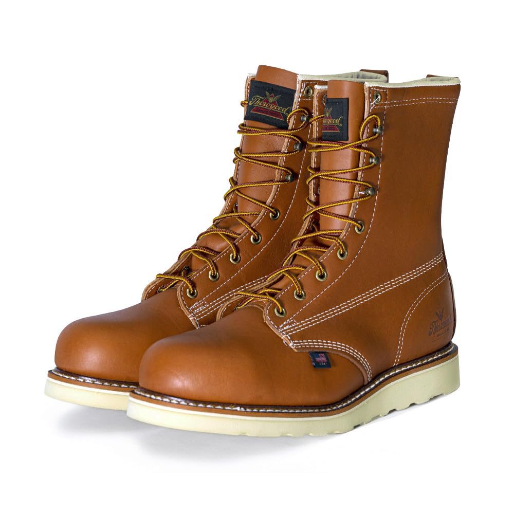 Thorogood Men's American Heritage 8" Safety Toe Boot,Tobacco Gladiator,8 D US