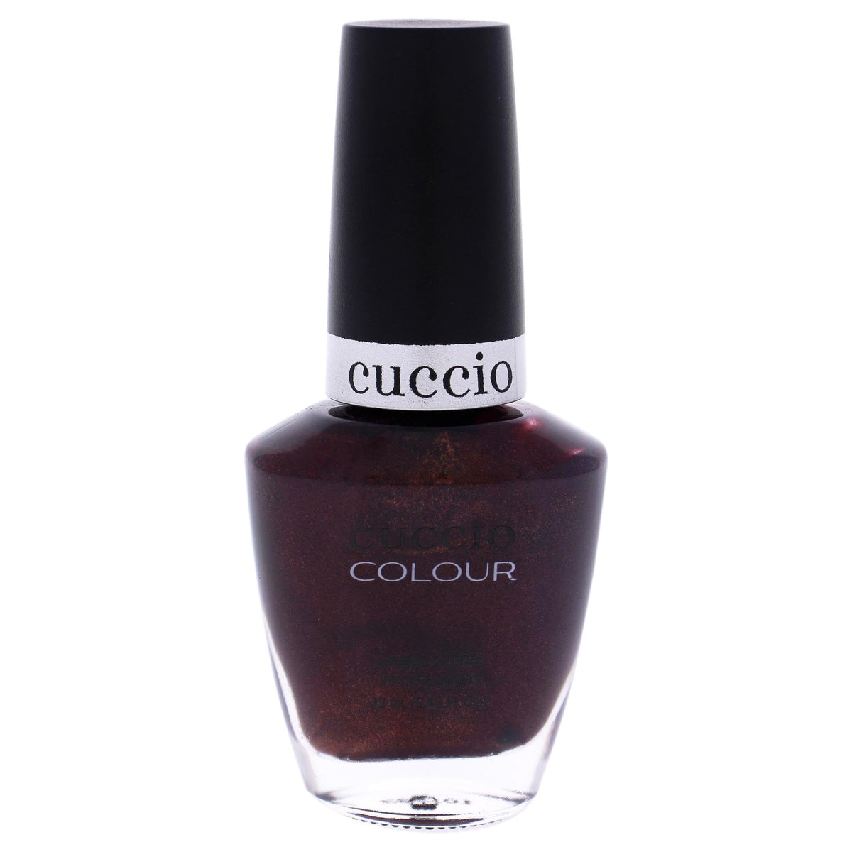 Cuccio Color Nail Polish Nail Paint, Beijing Night Glow, .43 Ounce - Burgundy