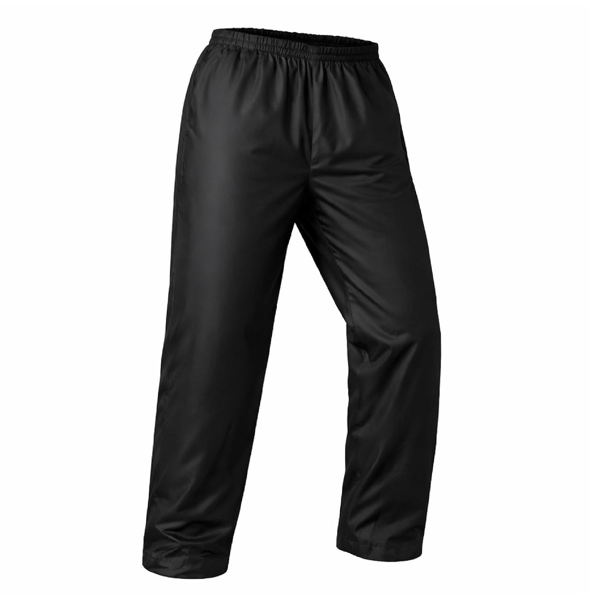Robustt Premium Rain Pants | Black | XL-XXL | Unisex Waterproof Rain Pants For Men & Women | Elastic Stretchable Waistband | Relaxed Fit| Waterproof Rain Trouse