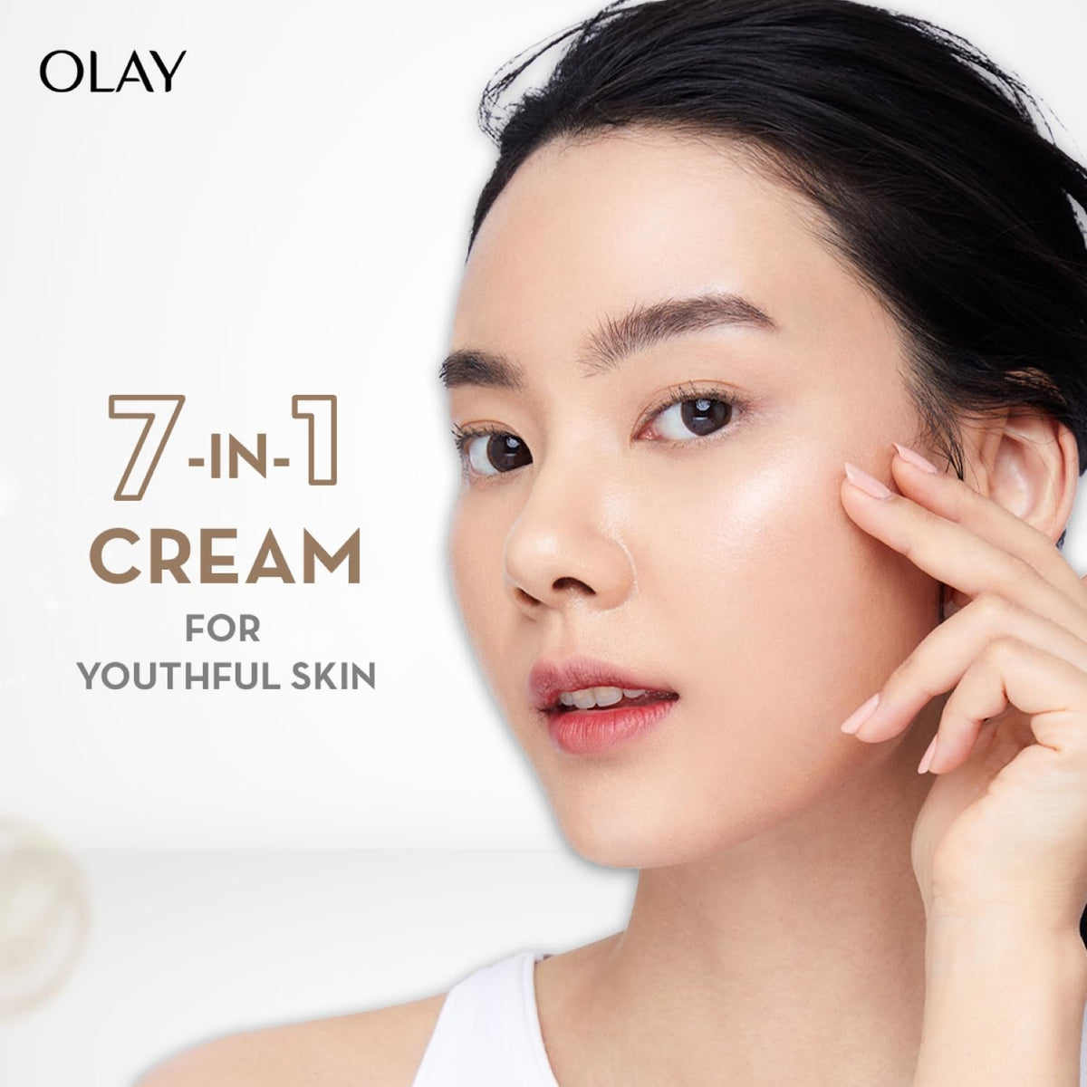 Olay Total Effects Serum |with Vitamin C, B5, Niacinamide, Green Tea |Fights 7 signs of ageing for glowing, hydrated and younger looking skin |Suitable for Norm