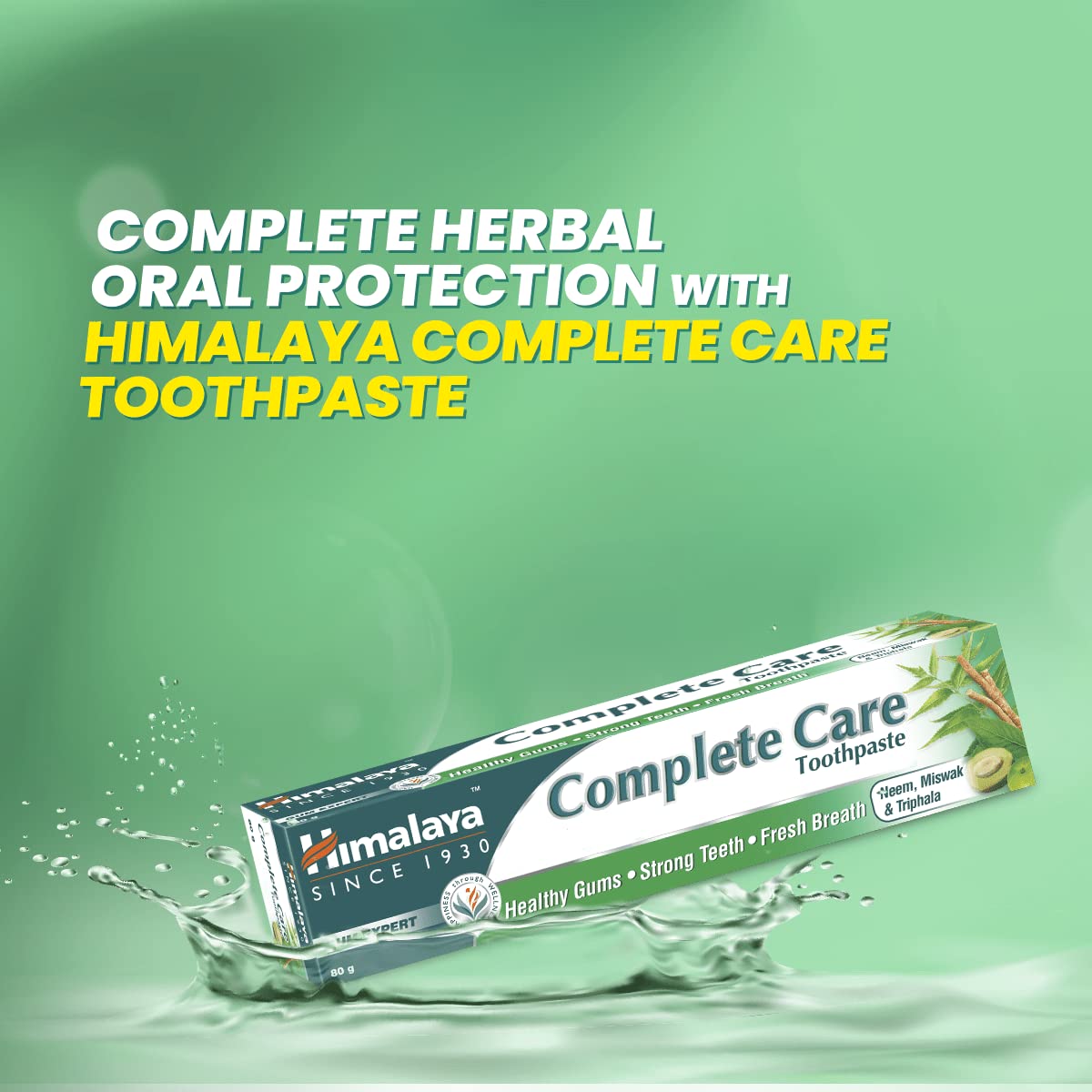 Himalaya Complete Care Toothpaste For Strong Teeth & Healthy Gum, 2 X 150g