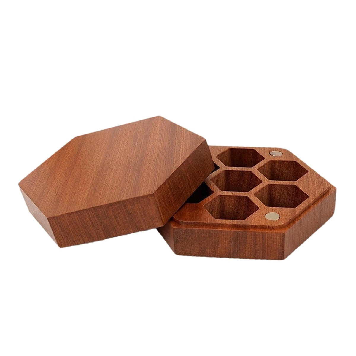 Wood Dice Storage Box Dice Holder Dice Case for Polyhedral Tabletop Dice