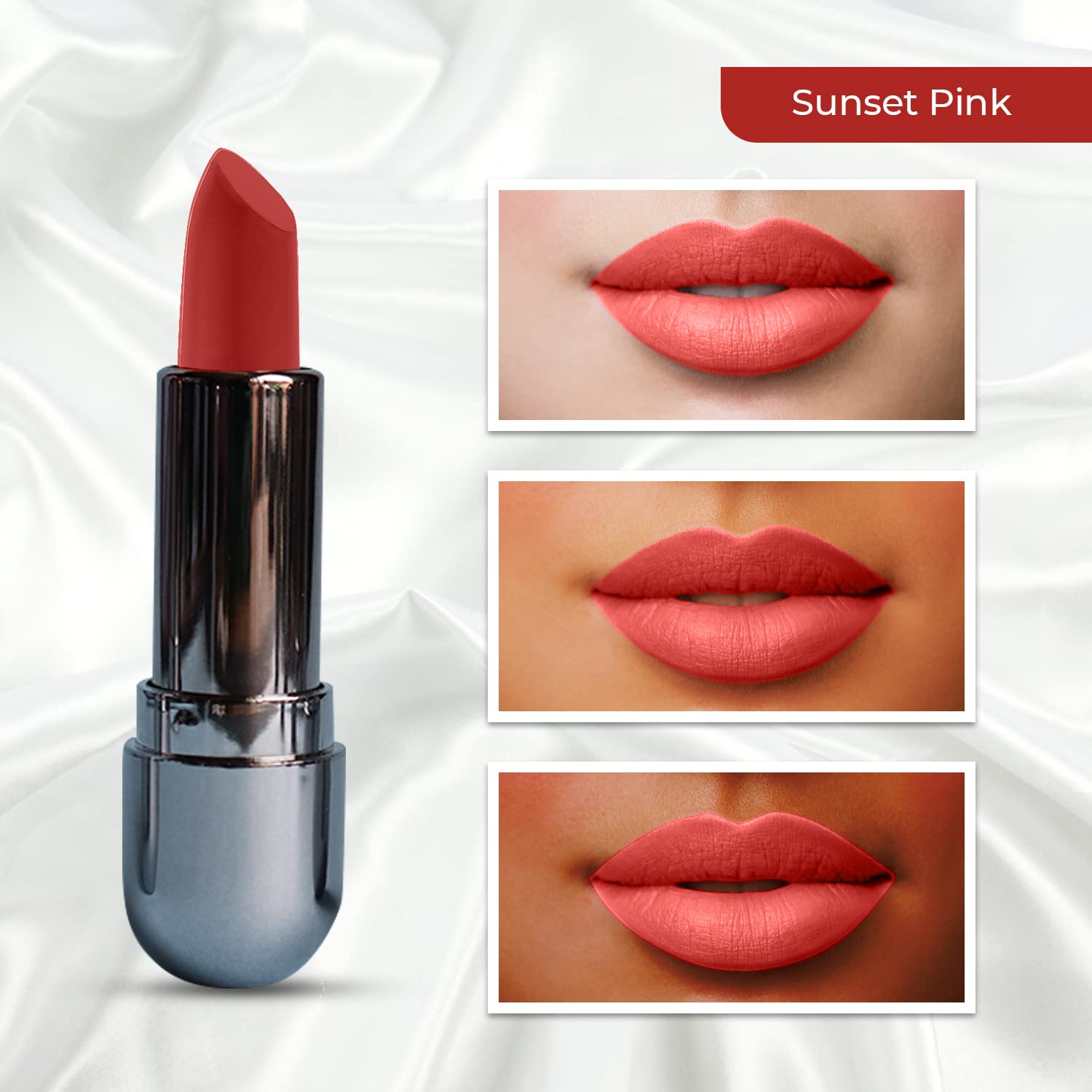 Lenphor - Velvestick Lipstick, Long Lasting Lipstick (4g)