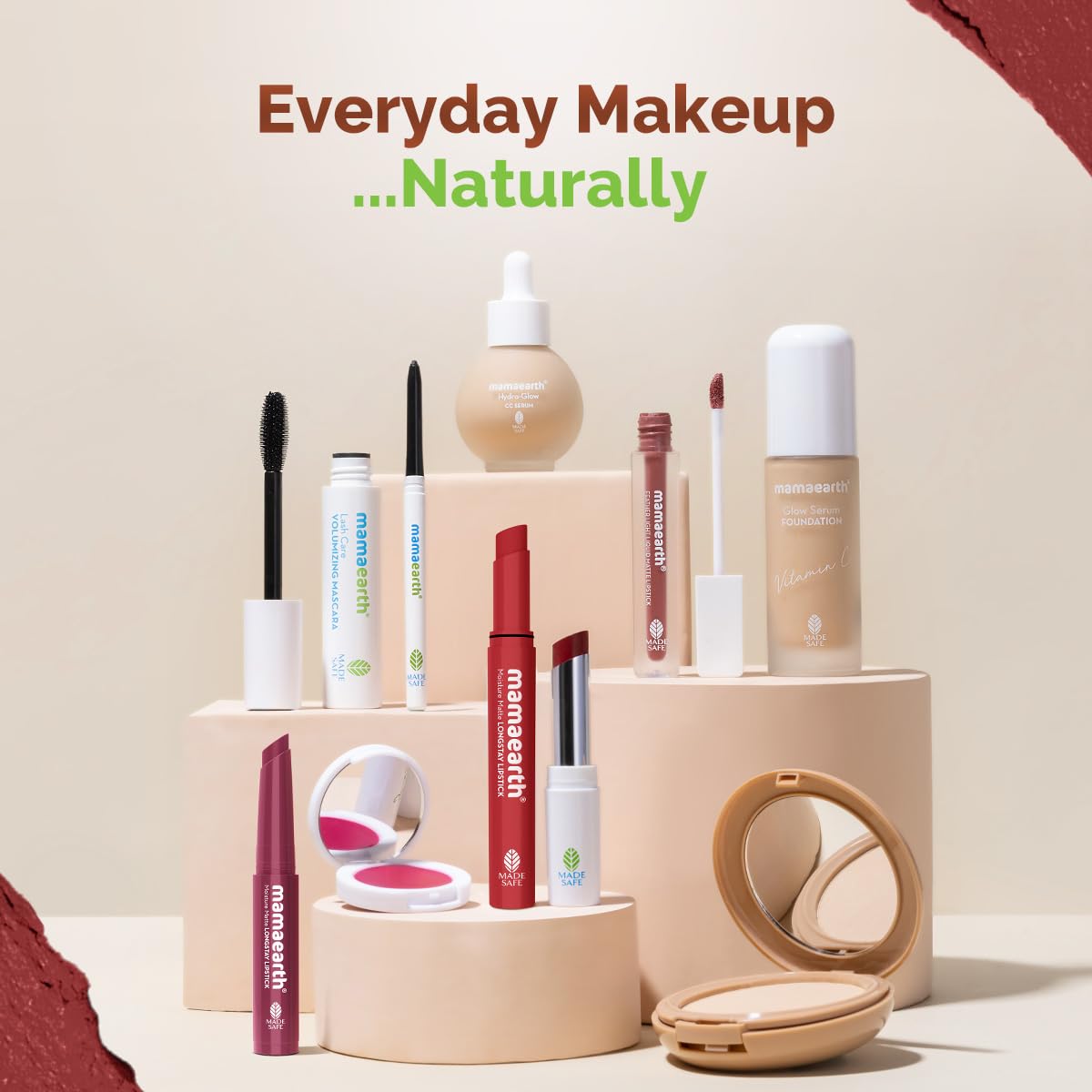 Mamaearth Moisture Matte Lipstick (05 - Espresso Brown) | Infused with Vitamin E | 12-Hour Long Stay & 8-Hour Moisture Lock | Cruelty-Free & Smudge-Proof | 0.07 Oz/2g