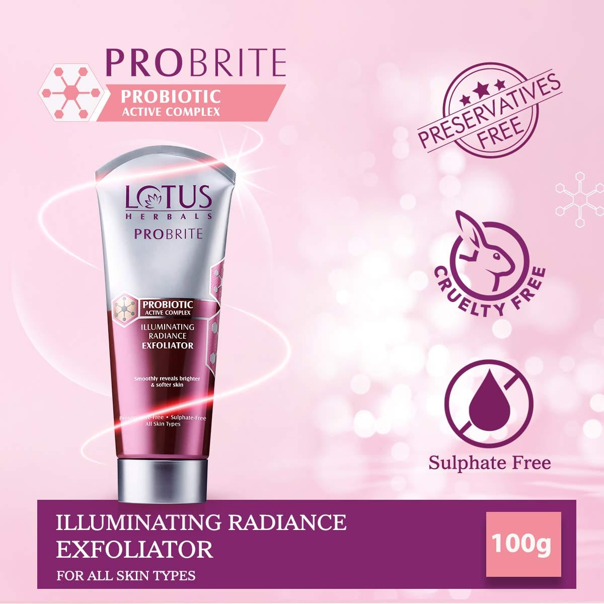 Lotus Herbals - PROBRITE Illuminating Radiance Exfoliator (100g)