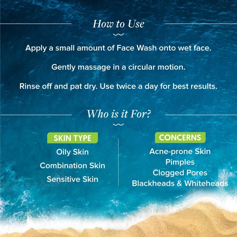 Aqualogica - Clear+ Smoothie Face Wash with Green Tea & Salicylic Acid (100ml)