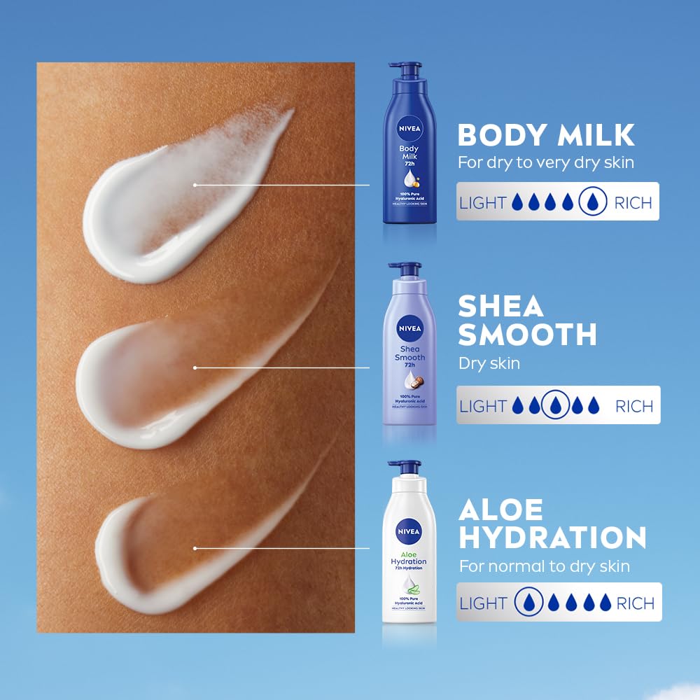 NIVEA Cocoa Nourish 200ml Body Lotion with Deep Moisture Serum| 48 H Moisturization | With Cocoa Butter & Coconut Oil | Non Greasy & Healthy Looking Skin |For V