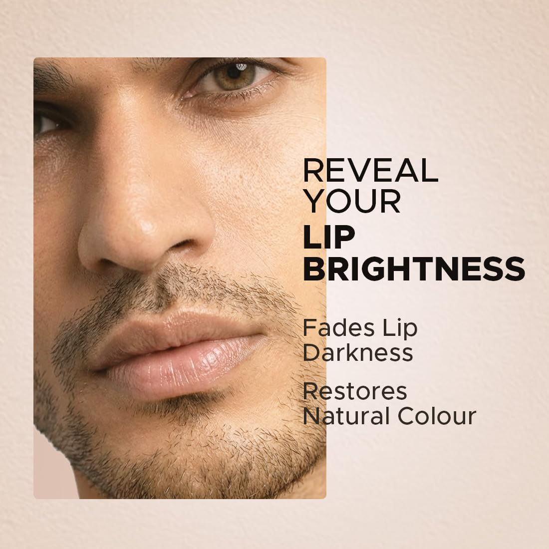 The Man Company Lightening Lip Balm| For Man | Brightens Lips | Non Tinted | Sun Protection with SPF50 | Hydrates | Fades Lip Pigmentation | Kojic Acid & Shea B