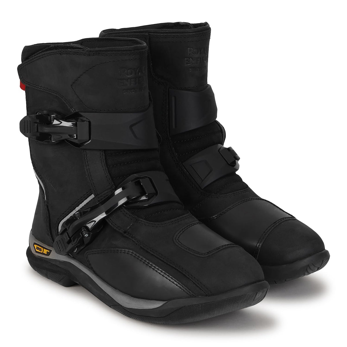 Royal Enfield Wanderer Black Riding Boots 8 UK