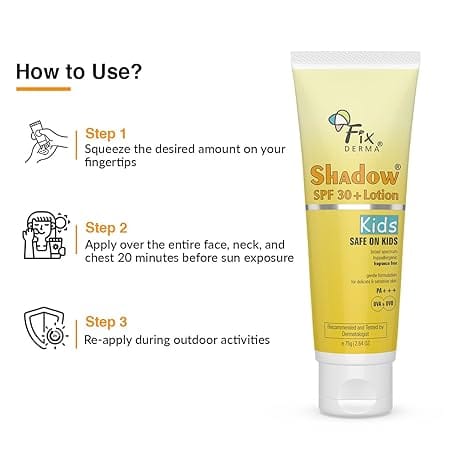 FIXDERMA - Shadow Kids Sunscreen Spf 30+ Pa+++ Gel (40g)