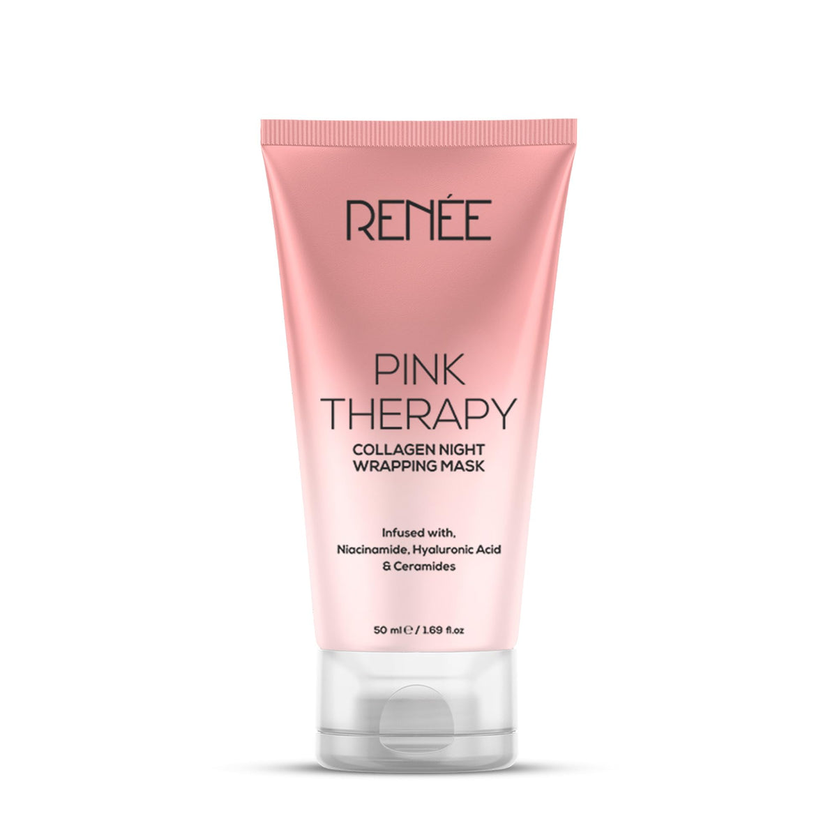 RENEE Pink Therapy Collagen Night Wrapping Face Mask | For Young, Hydrated Skin | Texture & Elasticity | Improves Skin Barrier | Hyaluronic Acid & Niacinamide I