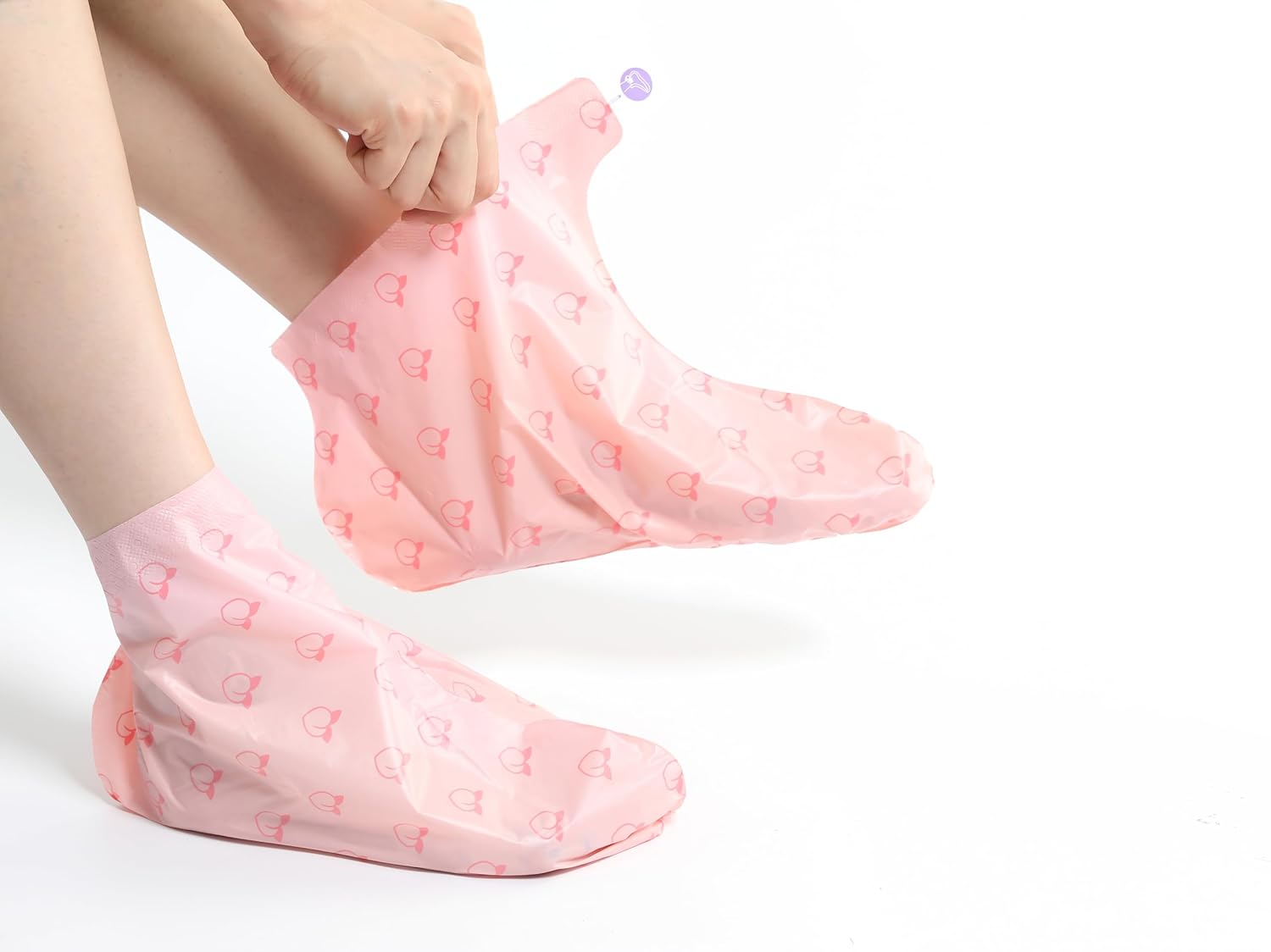 TONYMOLY I’m Lovely Peach Foot Mask – 5-Count Hydrating & Soothing Korean Foot Mask with Peach & Honeysuckle Extracts for Soft, Rejuvenated Feet