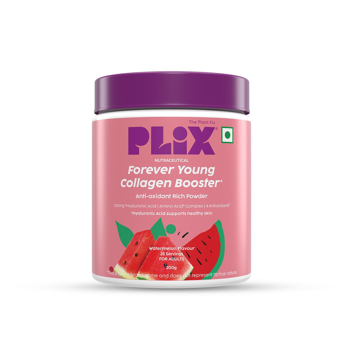 PLIX – THE PLANT FIX | Collagen Booster Powder to Support Healthy Skin | Supports Collagen Production, Antioxidants & Skin Health | Vitamin C, Hyaluronic Acid,